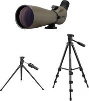 "Svbony SV401 Spotting Scope" su dvigubu trikoju, HD 20-60 x 80 vandeniui atsparus kampinis okuliaras Porro prizmė FMC optika Monokulinis žiūronas, skirtas sportiniams šauliams, šaudymui į taikinius, paukščių stebėjimui
