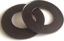 2 x Metall-Step-Up-Ringe, D-SLR-Video-Kamera-Objektiv-Anschluss, Größe 46 mm auf 77 mm, Kreisschrauben, Foto-Bildansicht, Befestigung, Fokus, Fotografie, Teile Zubehör