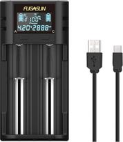 21750 21700 įkroviklis, išmanusis LCD 18650 baterijų įkroviklis 21750 21700 baterijų įkroviklis 18650 įkroviklis, skirtas 20700 22700 26650 26700 14500 16340 (RCR123) baterijoms su PC B apsaugine plokštele