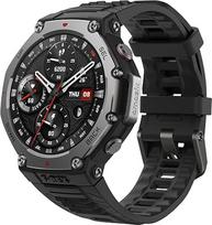 Amazfit T-Rex 3 Outdoor Smartwatch 48 mm AMOLED ekranas, neprisijungęs kortelės ir navigacija, 6 palydovinės sistemos, dviejų juostų GPS, 27 trukmės veikimo laikas, NFC, 170 Plus Sportmodus, 45 m laisvosios rankos kelionėms