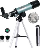 Astronominis teleskopas Padidinti 90X HD lauko monokuliaras Kosminiai teleskopai Nešiojamas refraktorius Žvalgomasis teleskopas su trikoju vaikams pradedantiesiems