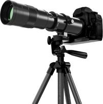 BENOISON teleobjektyvas 420-800 mm, EF objektyvas "Canon" DSLR, rankinio fokusavimo MF priartinimo objektyvas, skirtas "Canon" 4000D 2000D 1500D 1300D 1200D 850D 800D 750D 600D 500D 250D 90D 80D 77D 7D 6D 5D 1D
