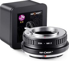 K&F Concept objektyvo montavimo adapteris EXA-NIK Z Rankinis fokusavimas, suderinamas su "Exakta", "Auto Topcon" objektyvais ir "Nikon Z" fotoaparato korpusu