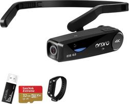 ORDRO EP6 Plus 4K ant galvos montuojama kamera laisvų rankų lengvas nešiojamas mini vaizdo registratorius