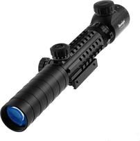 Paike 3-9x32 šautuvo optinis taikiklis su raudonu/žaliu tašku ir apšviestu diafragma, 11 mm/20 mm