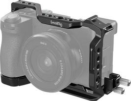 SMALLRIG Alpha 6700 narvo rinkinys, skirtas "Sony A6700", su HDMI kabelio gnybtu, integruota greitojo atlaisvinimo plokštelė "Arca" tipui, kino kameros vaizdo narvas su batų laikikliu, 1/4 colio - 20 sriegio skylių - 4336