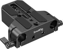 SMALLRIG bazinė plokštė su 15 mm strypo laikikliu, skirta "Sony FS5 FS7" ir "Canon C100 / C300 / C500-1674", 15 mm bazinės plokštės strypo laikiklis, skirtas "Sony FS5 FS7" ir "Canon C100 / C300 / C500-1674