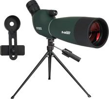 Svbony SV28PLUS taiklaus šaudymo optinis taikiklis, 25-75 x 70 mm BAK4 A5 vyno raudonos spalvos FMC objektyvas, optinis taikiklis su telefono adapteriu, trikojo krepšys, skirtas paukščių stebėjimui, laukinei gamtai, šaudymui iš lanko, astronomijai