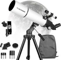 Teleskopas su 80 mm apertūra ir 600 mm diafragma suaugusiesiems, astronomijos pradžiamokslis astronominis nešiojamasis refrakcinis teleskopas, visiškai daugiasluoksnė didelio pralaidumo danga