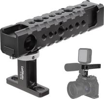 Universalus fotoaparato rankenos šoninis laikiklis DSLR fotoaparato narvelio vaizdo kameros įrenginiui su batų laikikliu LED žibintams, mikrofonams