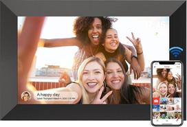 YUUTY WiFi WiFi skaitmeninis nuotraukų rėmelis, 10,1 colio 32GB elektroninis nuotraukų rėmelis, 1280 x 800 HD IPS LCD jutiklinio ekrano nuotraukų rėmelis, automatinis pasukimas, dalijimasis nuotraukomis iš bet kurios vietos