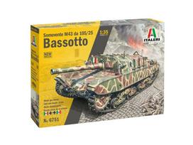 Italeri - Semovente Ansaldo M43 da 105/25 "Bassotto", 1/35, 6751