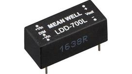 Srovės stabilizatorius DC/DC LED 9-36V:2-32V 350mA PWM valdomas uždaras, MEAN WELL