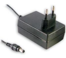 Impulsinis maitinimo šaltinis 5V 4A, 5.5x2.1mm, sieninis, MEAN WELL