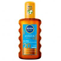NIVEA_Sun Protect & Bronze purškiamas apsauginis aliejus nuo saulės natūraliam įdegiui įgauti SPF20 200ml