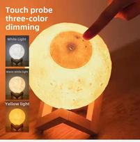 3D Mėnulio Lempa Drėkintuvas su LED Naktine Lempute, Vėsios Dulksnos Aromato Difuzorius Miegamajam, Biuro Stalui, Jogai, Kūdikių Kambariui, Dovanos, Maitinamas USB 13CM Ball