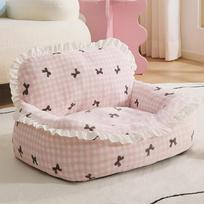 Nauja šunų būda-sofa su šiluma ir saugumu rudenį ir žiemą S-45*35cm