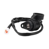 Motociklo dvigubas USB įkroviklis skirtas Yamaha MT07 MT09 SP Tracer 900 FZ-09 FZ-07 Tracer 700 Tracer 900GT XSR700 XSR900 Priedai juoda