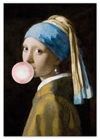 Plakatinė mergina su balionu Vermeer 21x29,7 cm A4
