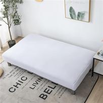 Vientisos spalvos sofos-lovos užvalkalas Viską apimantys sulankstomos sofos užvalkalai svetainei Aptemptas sofos užvalkalas be porankių funda sofa 120-150cm