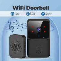 Mažos galios Tuya Smart WiFi vaizdo durų skambutis HD belaidis namų saugumas su dvipusiu ryšiu maitinamas baterijomis įkraunamas per USB lengvas montavimas M6