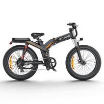 Elektrinis dviratis Engwe X24 // 24", 10+19.2Ah, sulankstomas, 8G (juoda)