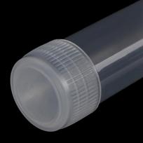 100 vnt. 5 ml plastikinių mėgintuvėlių su sraigtiniais dangteliais buteliukų mokyklos chemijos reikmenims balta