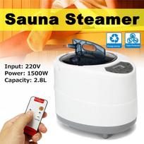 1500W 220V 2,8L nešiojamasis saunos garų generatorius nuotolinio valdymo pultas Galingas garų aparatas