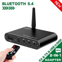 „Bluetooth 5.4“ garso imtuvo siųstuvas 3,5 mm AUX RCA USB U-Disk DSP dekodavimo EQ HIFI stereo erdvinės muzikos belaidis adapteris BT100