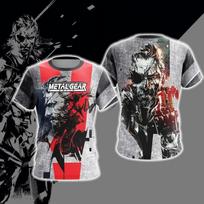 Metal Gear Solid New Style Summer round neck short sleeves 3D T-shirt S