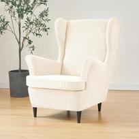 Tamprios sparnuotos kėdės užvalkalas Vienspalvis Apsaugantis nuo dulkių Armchair Slipcover Neslystantis Atsparus katės įbrėžimams Tampri sofos užvalkalas svetainei 1set