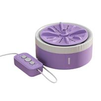 Mini turbininė skalbimo mašina, maitinama USB, didelės vibracijos, kompaktiškas nešiojamas turbininis skalbimo įrankis asmeniniams skalbiniams, skirtiems priedams violetinė