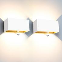 LED sieniniai šviestuvai su judesio davikliu 2 vnt. 20 W