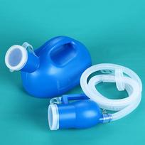 Tualeto reikmenys lauko 2000 ml plastikiniam vyriškos lovos puoduko šlapinimosi buteliukui su 160 cm vamzdeliu nešiojamu šlapimo buteliuku onesize