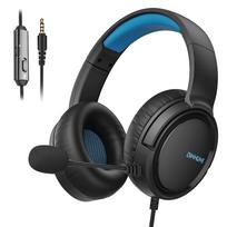 NUBWO BG02 Wireless Gaming Earphones, PS4, PS5, PC, NS 2.4 GHz, 40 Hour Battery Bluetooth Earphones 5.3, Microphone with Noise Cancellation Package size:20*19*10.5cm mėlyna/juoda