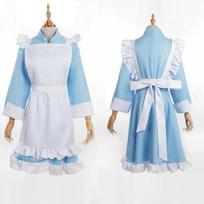 Lolita tarnaitės uniforma Lolita suknelė Kozakura kostiumai Perukas apranga Anime Kagero projektas Sakura Jazminas Cosplay Helovino vakarėlio suknelė moterims l