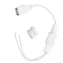 AC 220V į DC 5V/1A Maitinimo adapteris USB jungtis Namų įkrovimo sprendimas Kompaktiškas 5W galios keitiklis belaidėms kameroms