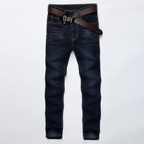 Vyriškos plonos odinės stiliaus skinny džinsai - 2023 m. tendencija, tamsios laisvalaikio kelnės pavasariui ir rudeniui Size 34, 160 jin juoda