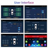 USB Android TPMS Padangų Slėgio Stebėjimo Sistema Ekrano Signalizacijos Sistema Vidiniai Išoriniai 4 Jutikliai Automobilio Navigacijos Radijui