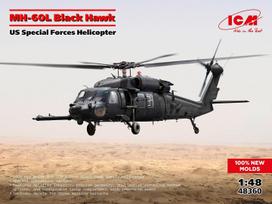 ICM - MH-60L Black Hawk US Special Forces Helicopter (Sikorsky S-70), 1/48, 48360