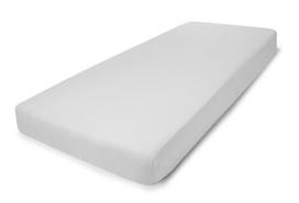Frotinė paklodė su guma NOSTRA, šv. pilkos sp., 160x200+28cm, 80% medv., 20% poliesterio