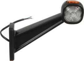 Žibintas RH LED, 12/24V, raudonas/baltas/juodos spalvos, tvirtinamas varžtais, "Britax