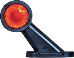 Gabaritinis žibintas RH LED, 12-24V, 108x134.5x48.6mm, Kramp