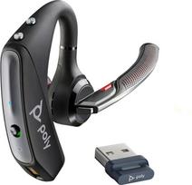 POLY Voyager 5200 Laisvų rankų įranga, USB-A +BT700 dongle, Juoda