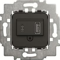 USB-A + USB-C charging devices 3A, black 6475 U-500 2CKA006400A0399 | 4011395303566