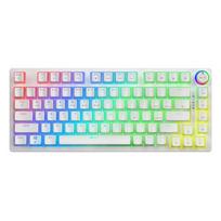 Wireless mechanical keyboard PHENIX WHITE Gateron Yellow, Pudding