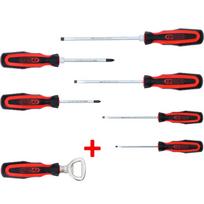 Atsuktuvų rinkinys KS TOOLS 6 dalių su butelių atidarytuvu