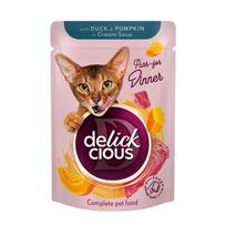 Delickcious konservai su antiena ir moliūgais katėms, 85 g