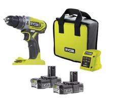 Smūginis gręžtuvas Ryobi R18PD2-220SL; 18 V; 2x2,0 Ah akum.