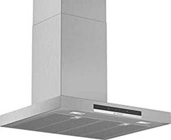 "Bosch" DWB67IM50 6 serijos sieninis gartraukis, 60 cm pločio, nerūdijantis plienas, galimybė rinktis oro recirkuliacijos arba ištraukiamojo oro režimą, "TouchSelect" valdymas, intensyvus lygis, metalinis riebalų filtras, galima plauti indaplovėje